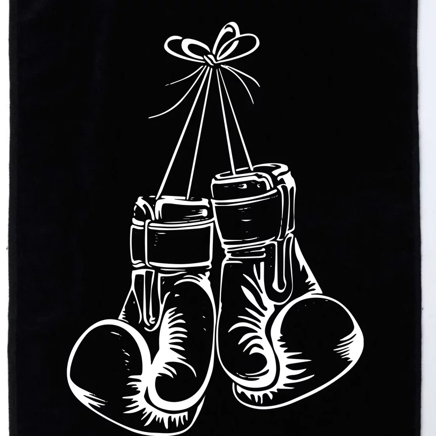 Funny Boxing Gift For Boxer Gloves Boxing Athletes Platinum Collection Golf Towel