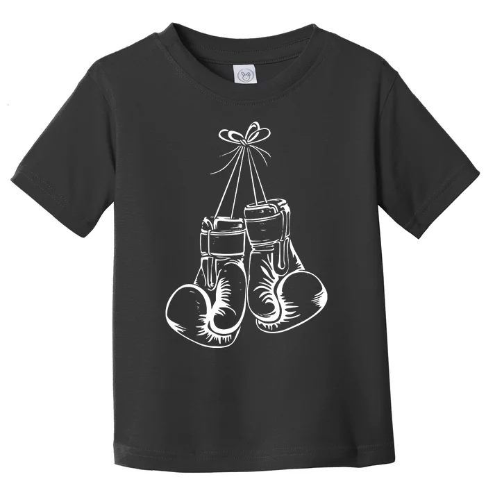 Funny Boxing Gift For Boxer Gloves Boxing Athletes Toddler T-Shirt