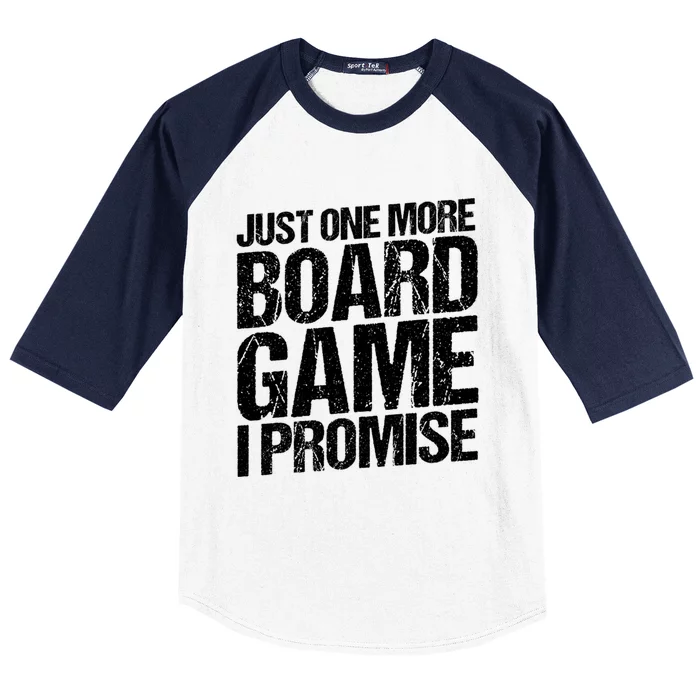 Funny Board Gamer Graphic Design Game Night Board Gamer Gift Baseball Sleeve Shirt