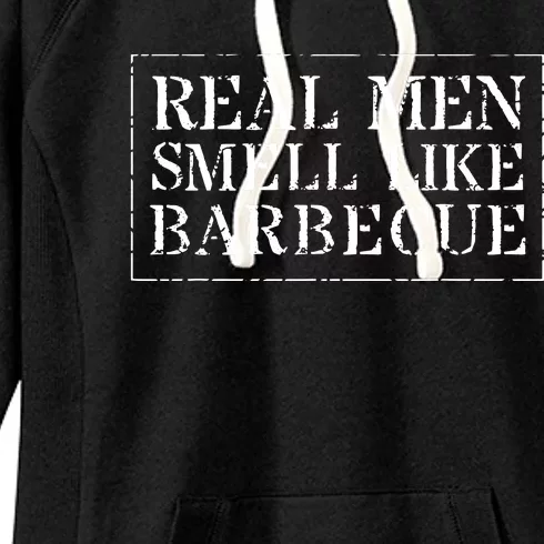 Funny BBQ Grilling Real Smell Like Barbecue Women's Fleece Hoodie