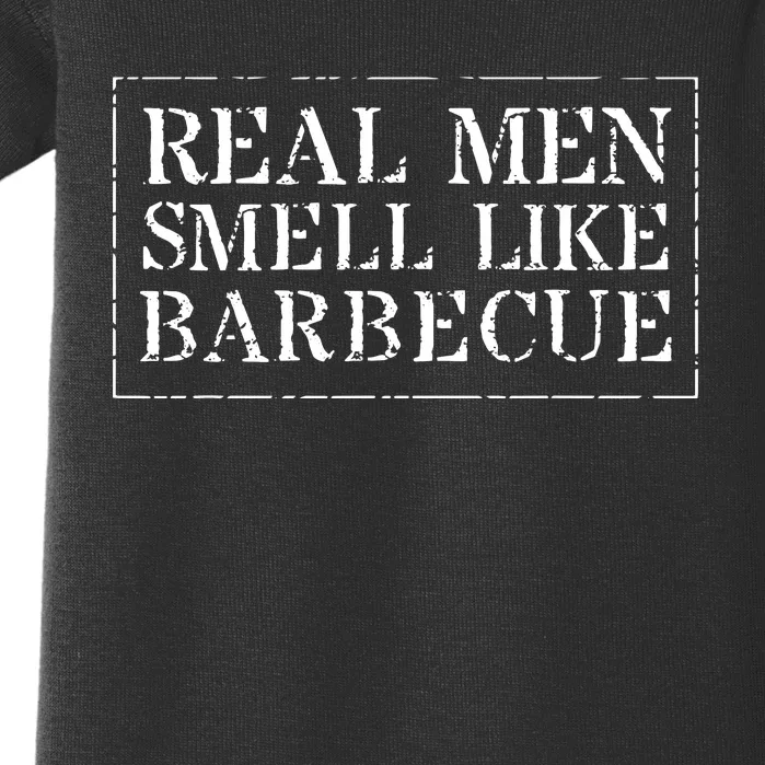 Funny BBQ Grilling Real Smell Like Barbecue Baby Bodysuit