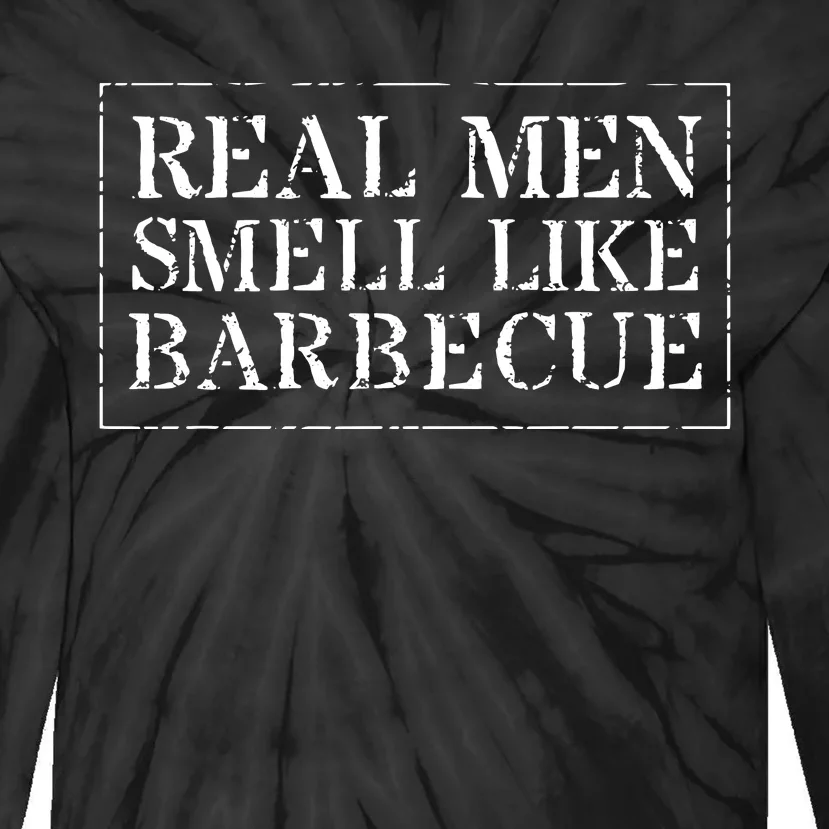 Funny BBQ Grilling Real Smell Like Barbecue Tie-Dye Long Sleeve Shirt