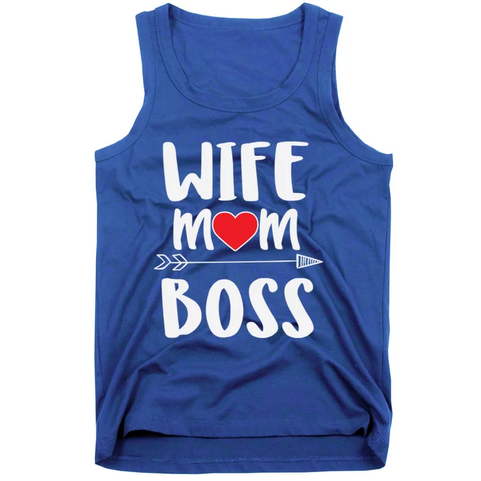 Funny Boss Gift Wife Mom Boss Gift Tank Top