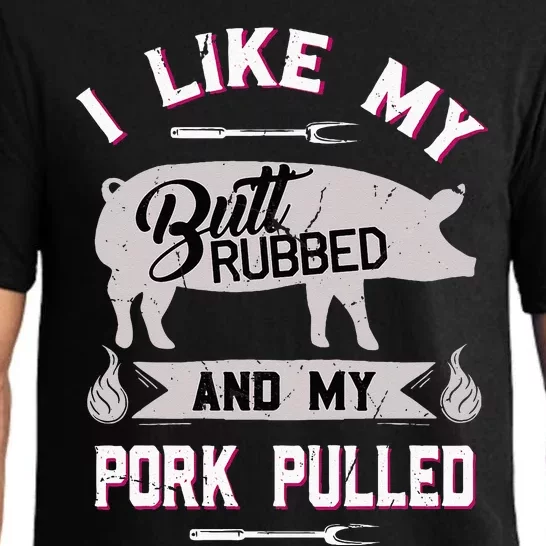 Funny BBQ Grilling Quote Pig Pulled Pork Pajama Set