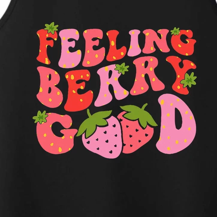 Feeling Berry Good Strawberry Festival Season Performance Tank