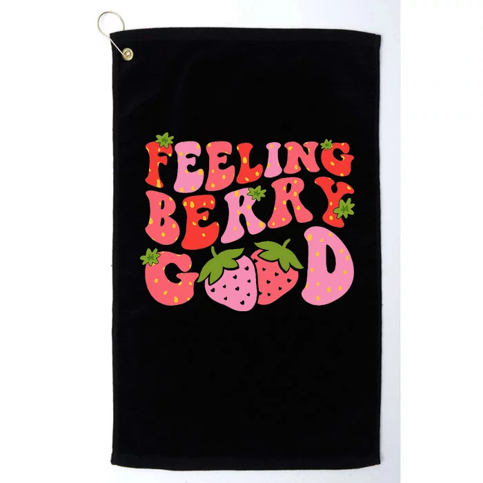 Feeling Berry Good Strawberry Festival Season Platinum Collection Golf Towel