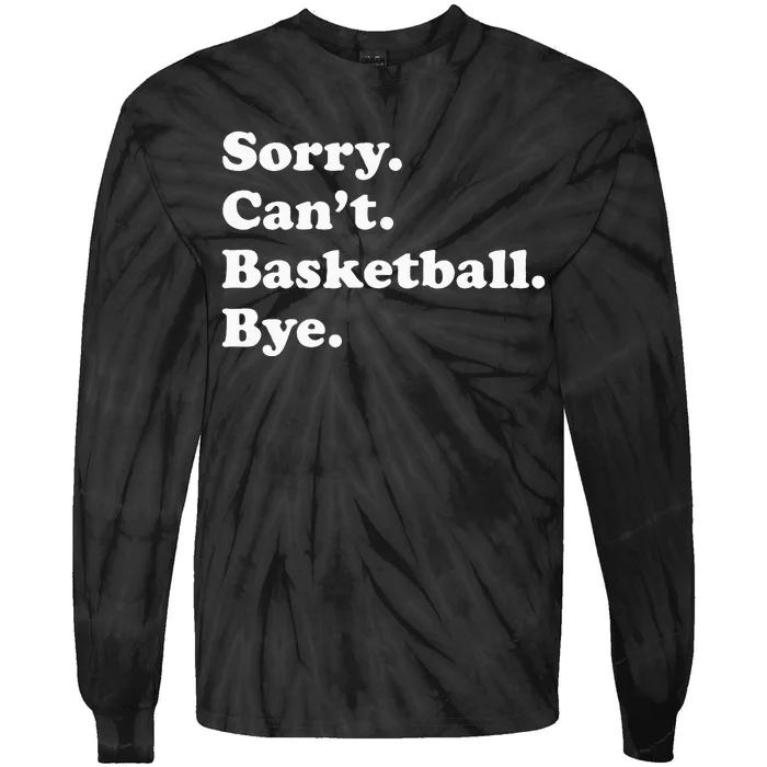 Funny Basketball Gift For Men Women Tie-Dye Long Sleeve Shirt