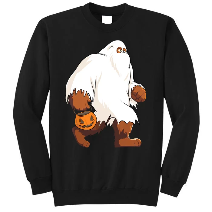 Funny Bigfoot Ghost Halloween Costume Tall Sweatshirt