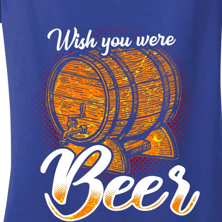 Funny Beer Gift Ing National Beer Day Alcohol Gift Meaningful Gift Women's V-Neck T-Shirt