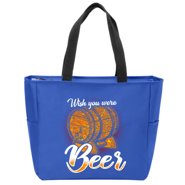 Funny Beer Gift Ing National Beer Day Alcohol Gift Meaningful Gift Zip Tote Bag