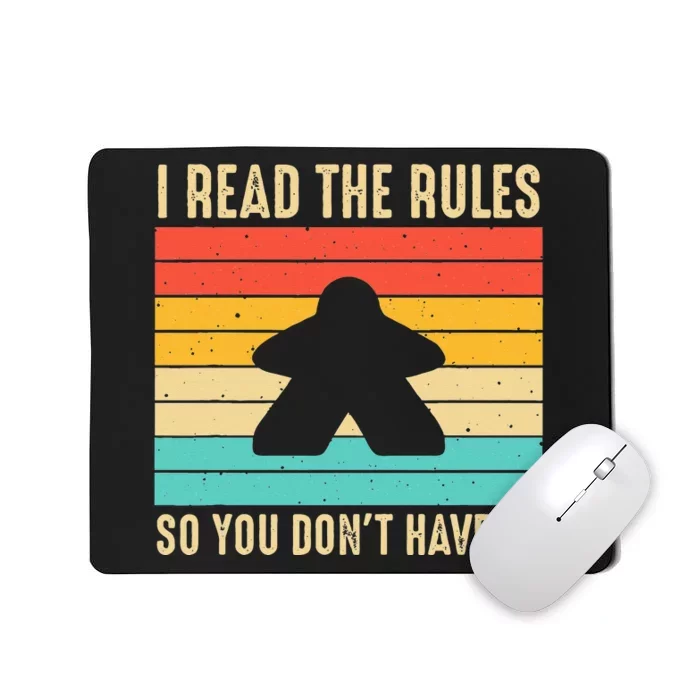 Funny Board Games Art For Men Women Tabletop Gamers Players Mousepad