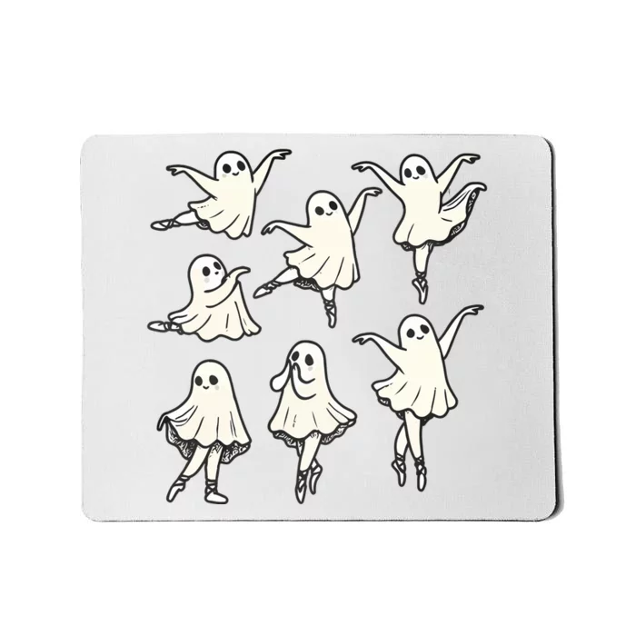 Funny Ballet Ghost Halloween Funny Dancer Mousepad