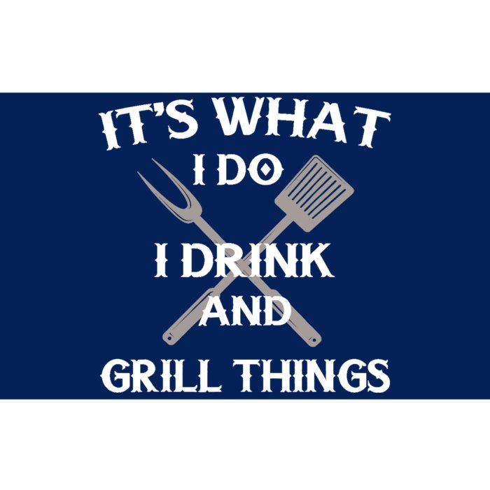 Funny BBQ Grilling Quote Fathers Day Bumper Sticker