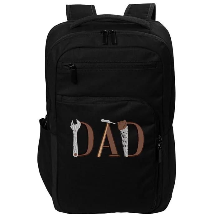 Father Birthday Gift Fixer Of Things Father Impact Tech Backpack