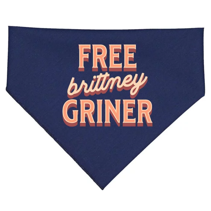 Free Brittney Griner USA-Made Doggie Bandana