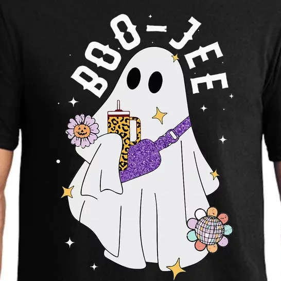 Funny Boojee Ghost Halloween Boo Jee Ghost Spooky Pajama Set