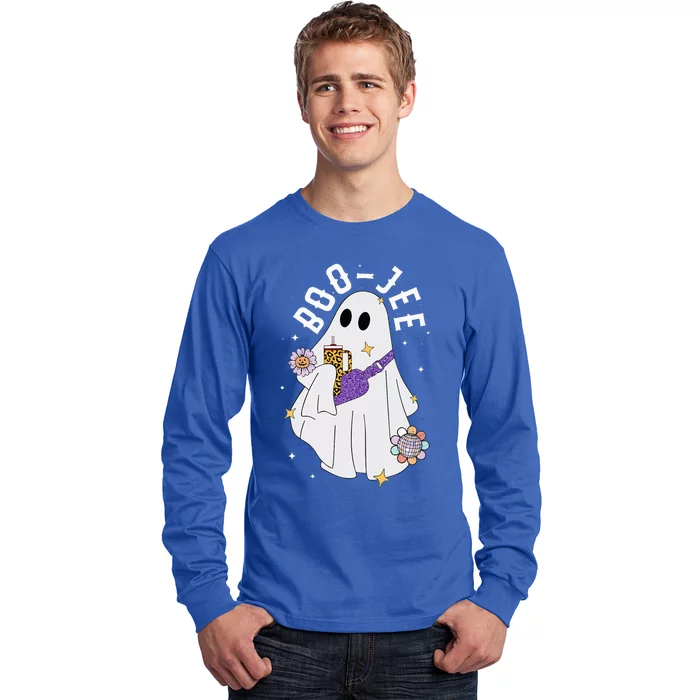 Funny Boojee Ghost Halloween Boo Jee Ghost Spooky Long Sleeve Shirt