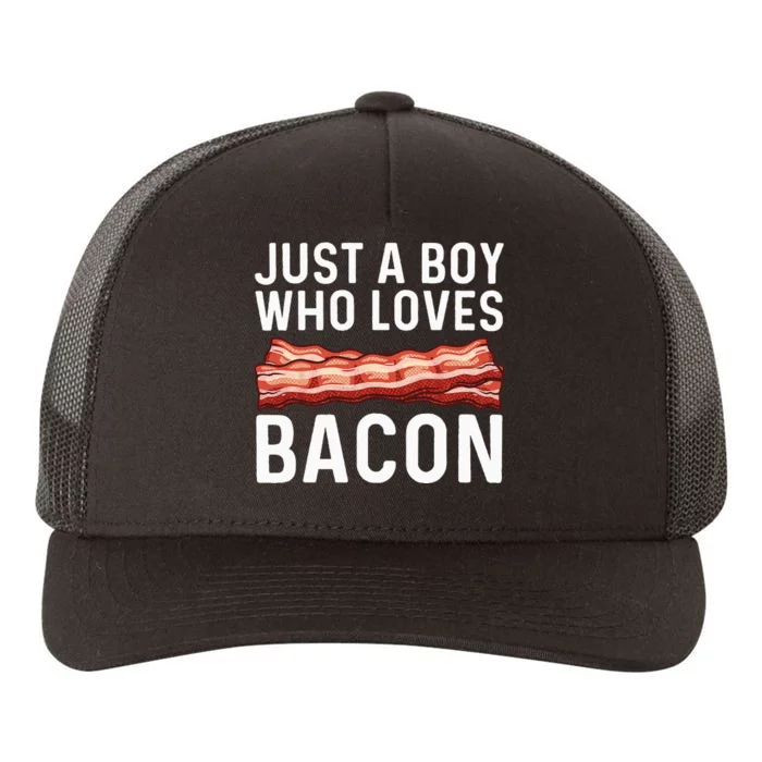 Funny Bacon Gift For Bacon Lovers Meat Foodie Pun Yupoong Adult 5-Panel Trucker Hat