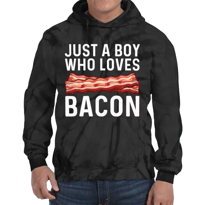 Funny Bacon Gift For Bacon Lovers Meat Foodie Pun Tie Dye Hoodie