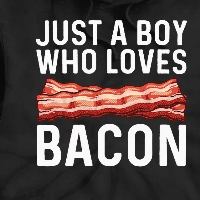 Funny Bacon Gift For Bacon Lovers Meat Foodie Pun Tie Dye Hoodie