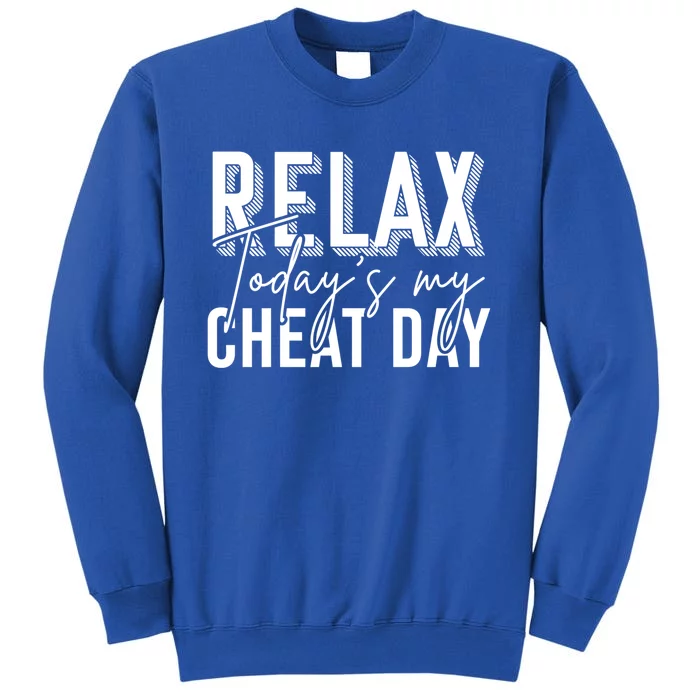 Funny Bodybuilder Gift Fitness Gym Workout Cheat Day Funny Gift Sweatshirt