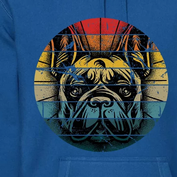 French Bulldog Gift Frenchie Dog Lover Dogfather Premium Hoodie