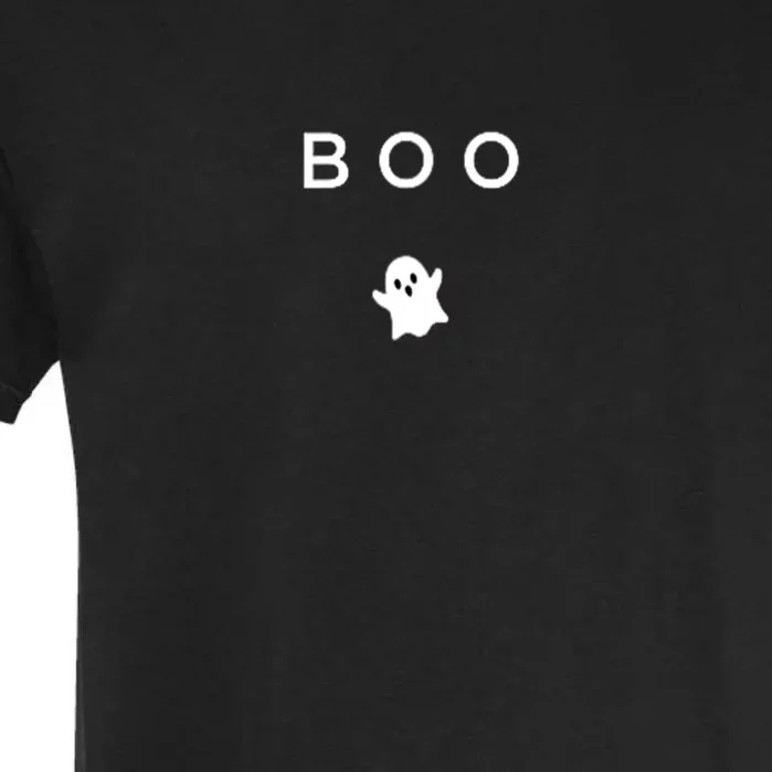 Funny Boo Ghost Halloween Subtle Minimal Fall Funny Trick Treat Gift Garment-Dyed Heavyweight T-Shirt