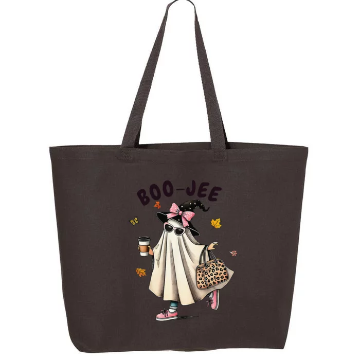 Funny Boojee Ghost Halloween Boo Jee Ghost Spooky Season Gift 25L Jumbo Tote