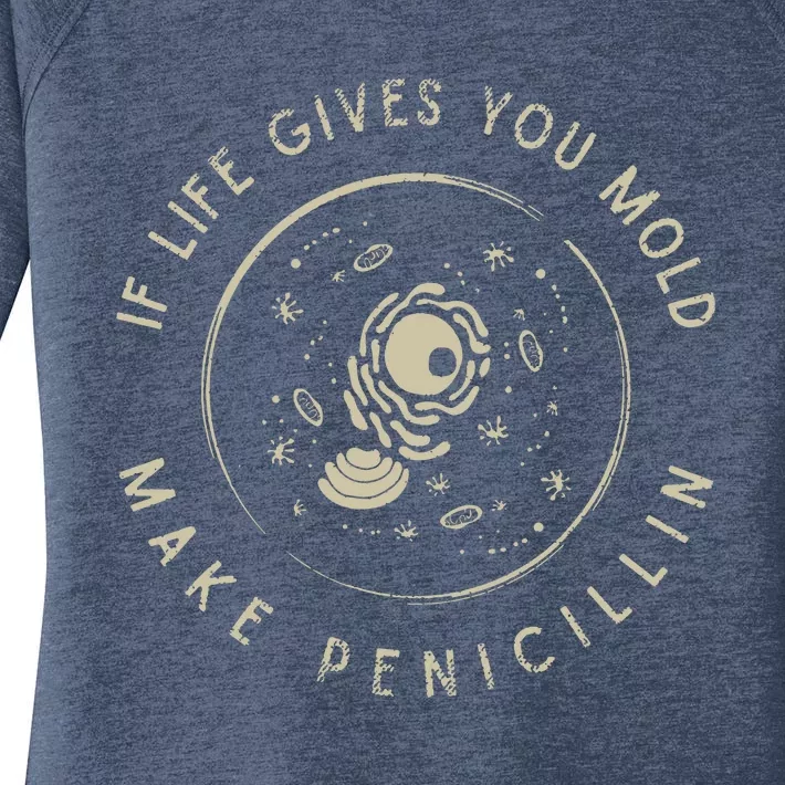 Funny Biologist Gift Mold Penicillin Science Nerd Biology Women's Perfect Tri Tunic Long Sleeve Shirt