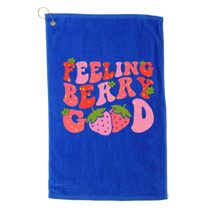 Feeling Berry Good Strawberry Festival Season Platinum Collection Golf Towel