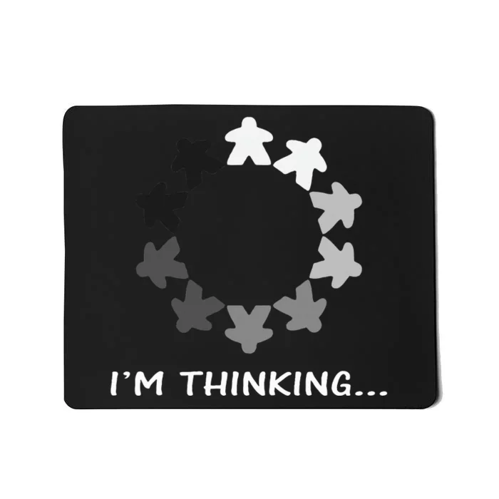 Funny Board Game Thinking For Boar Game Lovers Mousepad