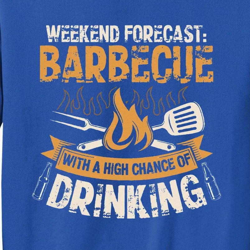 Funny BBQ Grill Chef Grilling Master Barbecue Lover BBQ Tall Sweatshirt