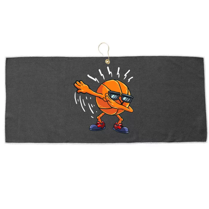 Funny Basketball Gift For A Basketball Player Large Microfiber Waffle Golf Towel