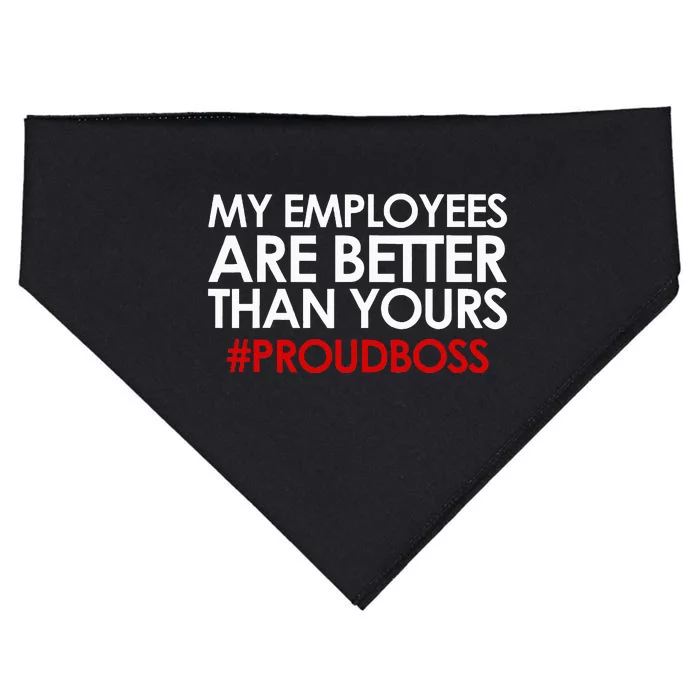 Funny Boss Gift Employee Appreciation USA-Made Doggie Bandana