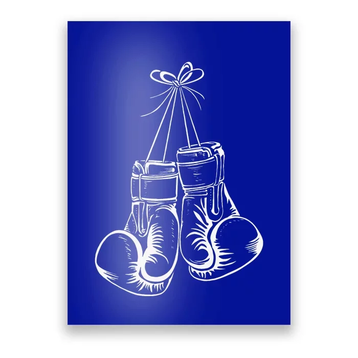 Funny Boxing Gift Boxer Gloves Boxing Athletes Poster