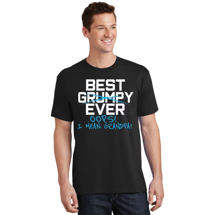 Funny Best Grumpy Grandpa Ever Fathers Day from Grand T-Shirt