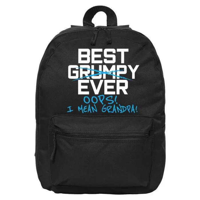 Funny Best Grumpy Grandpa Ever Fathers Day from Grand 16 in Basic Backpack