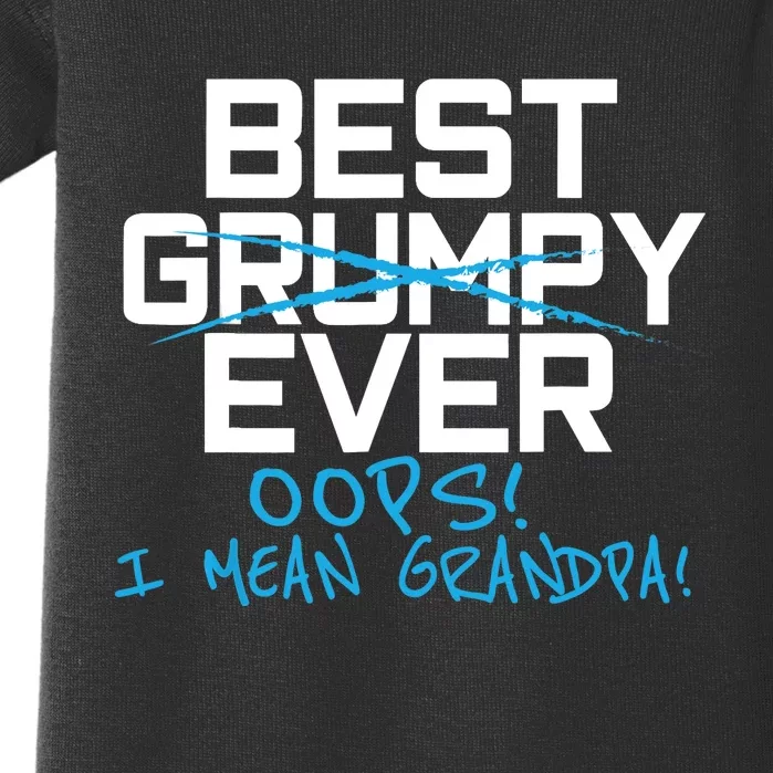 Funny Best Grumpy Grandpa Ever Fathers Day from Grand Baby Bodysuit