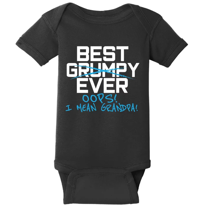 Funny Best Grumpy Grandpa Ever Fathers Day from Grand Baby Bodysuit