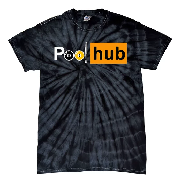 Funny Billiards Game Pool Hub Tie-Dye T-Shirt