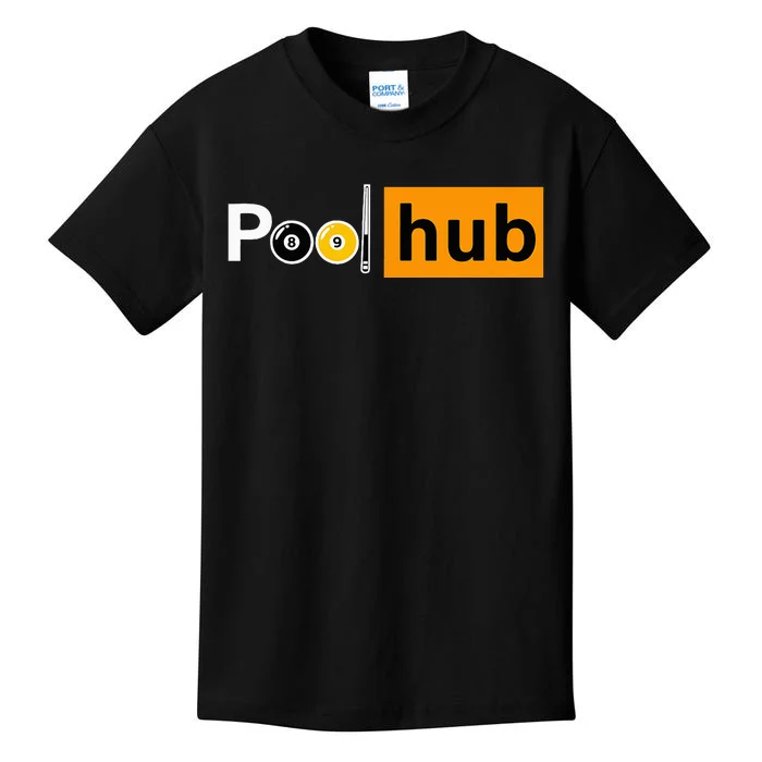 Funny Billiards Game Pool Hub Kids T-Shirt