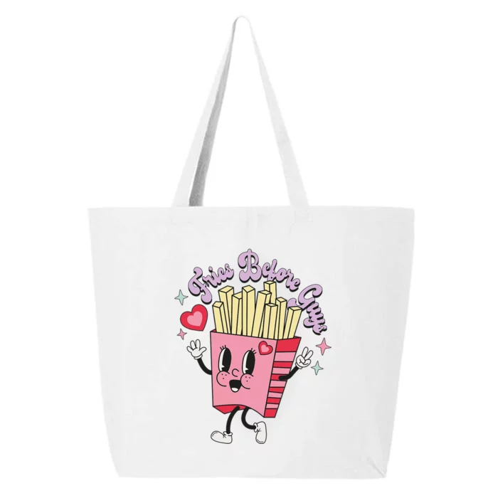 Fries Before Guys Teenage Girls Dating Valentine's Day Gifts 25L Jumbo Tote