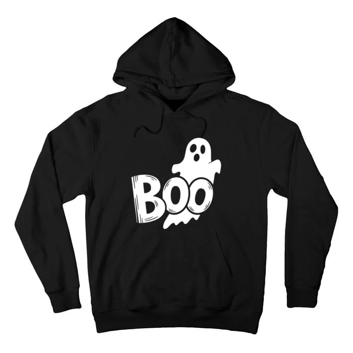 Funny Boo Ghost Retro Halloween Costume Tall Hoodie