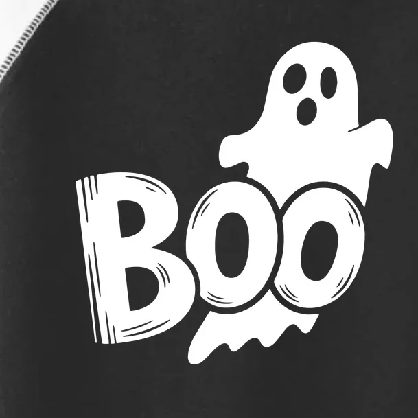 Funny Boo Ghost Retro Halloween Costume Toddler Fine Jersey T-Shirt