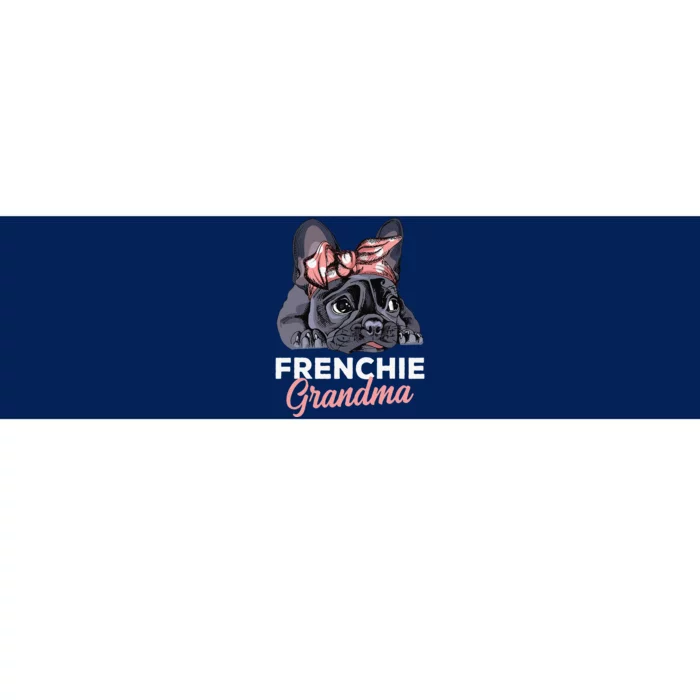 French Bulldog Grandma Frenchie Dog Funny Womens Bumper Sticker