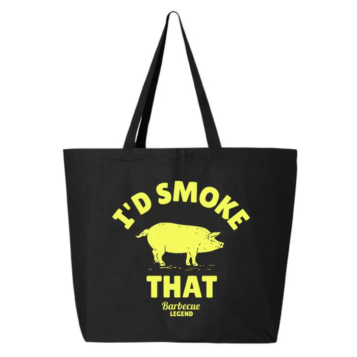 Funny BBQ Grilling Id Smoke That 25L Jumbo Tote