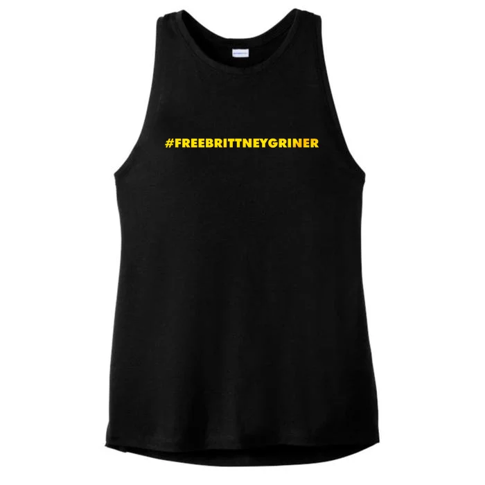 Free Brittney Griner Free BG Basketball Ladies Tri-Blend Wicking Tank