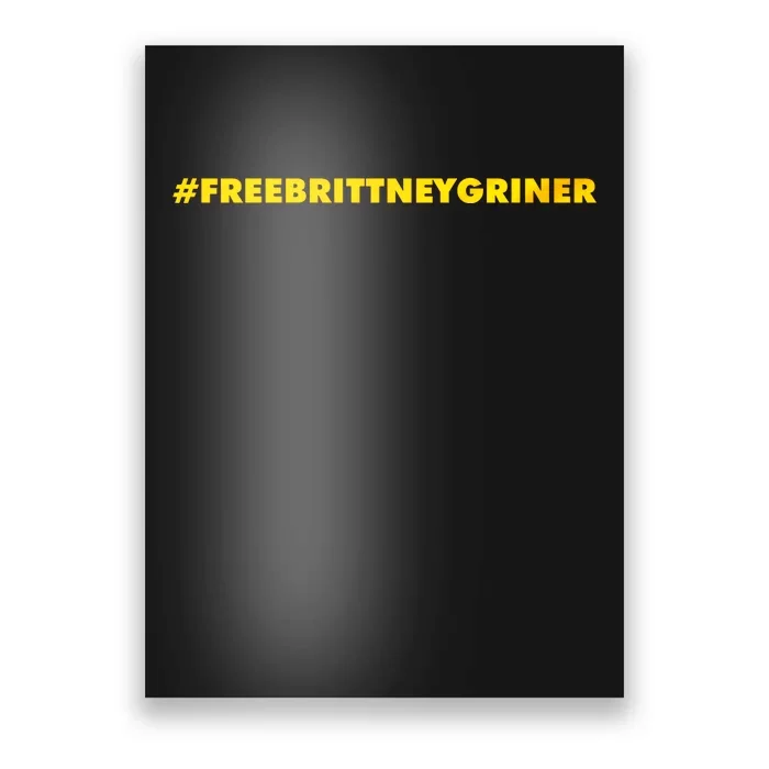 Free Brittney Griner Free BG Basketball Poster