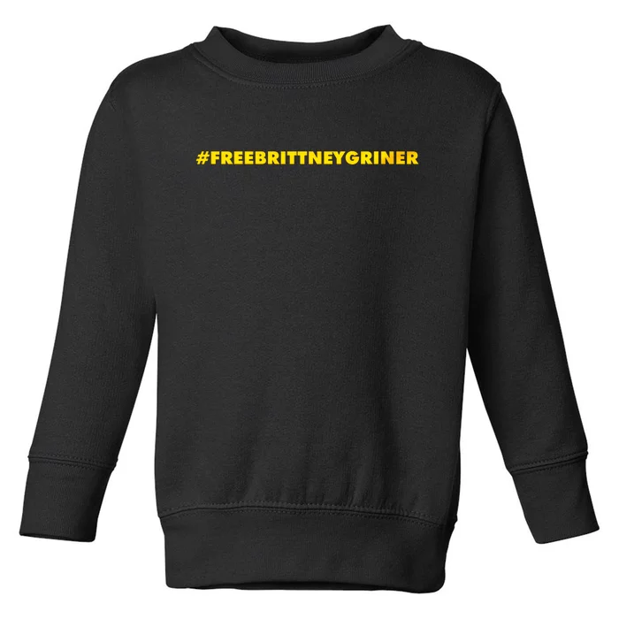 Free Brittney Griner Free BG Basketball Toddler Sweatshirt