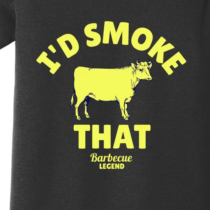 Funny BBQ Grilling Id Smoke That Baby Bodysuit